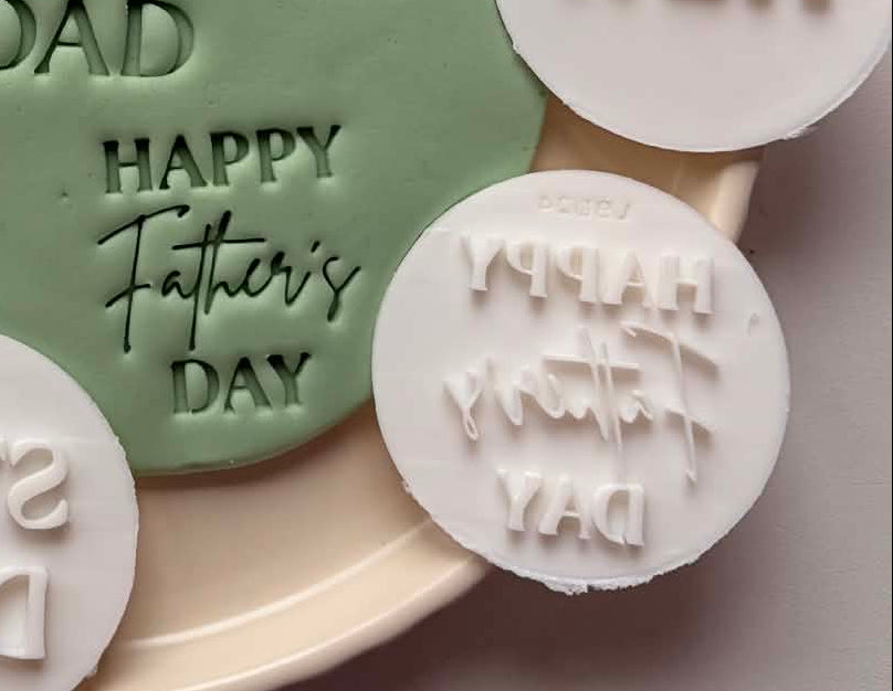 Fathers day Debossers - Cookie Stamp & cutter
