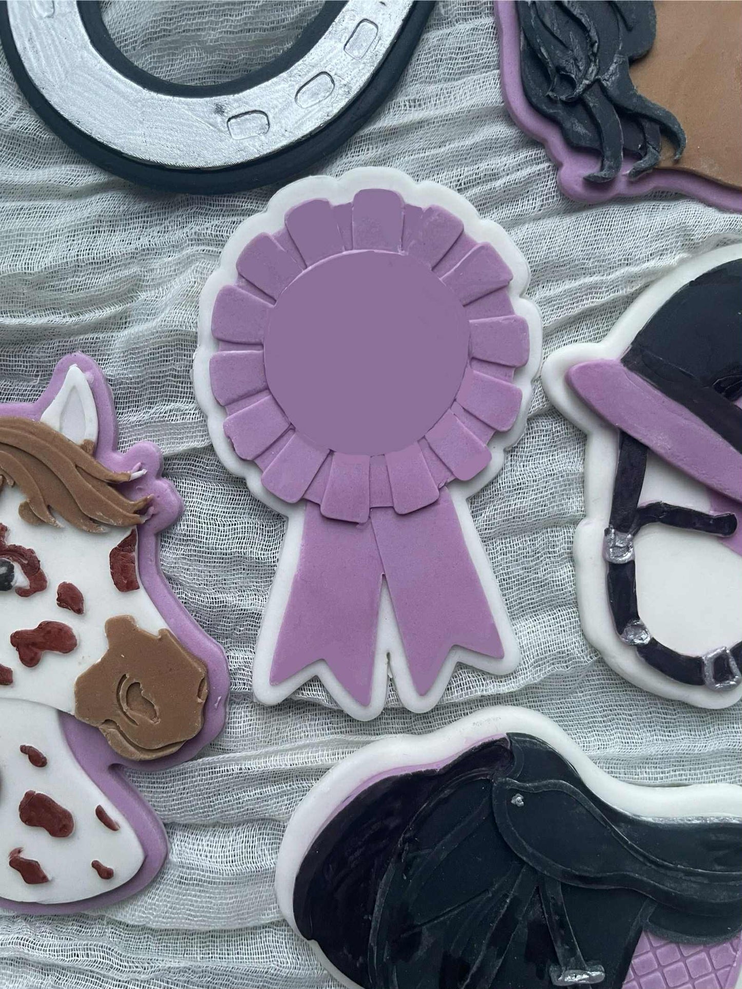 Horse rosette - Cookie Cutter & Stamp