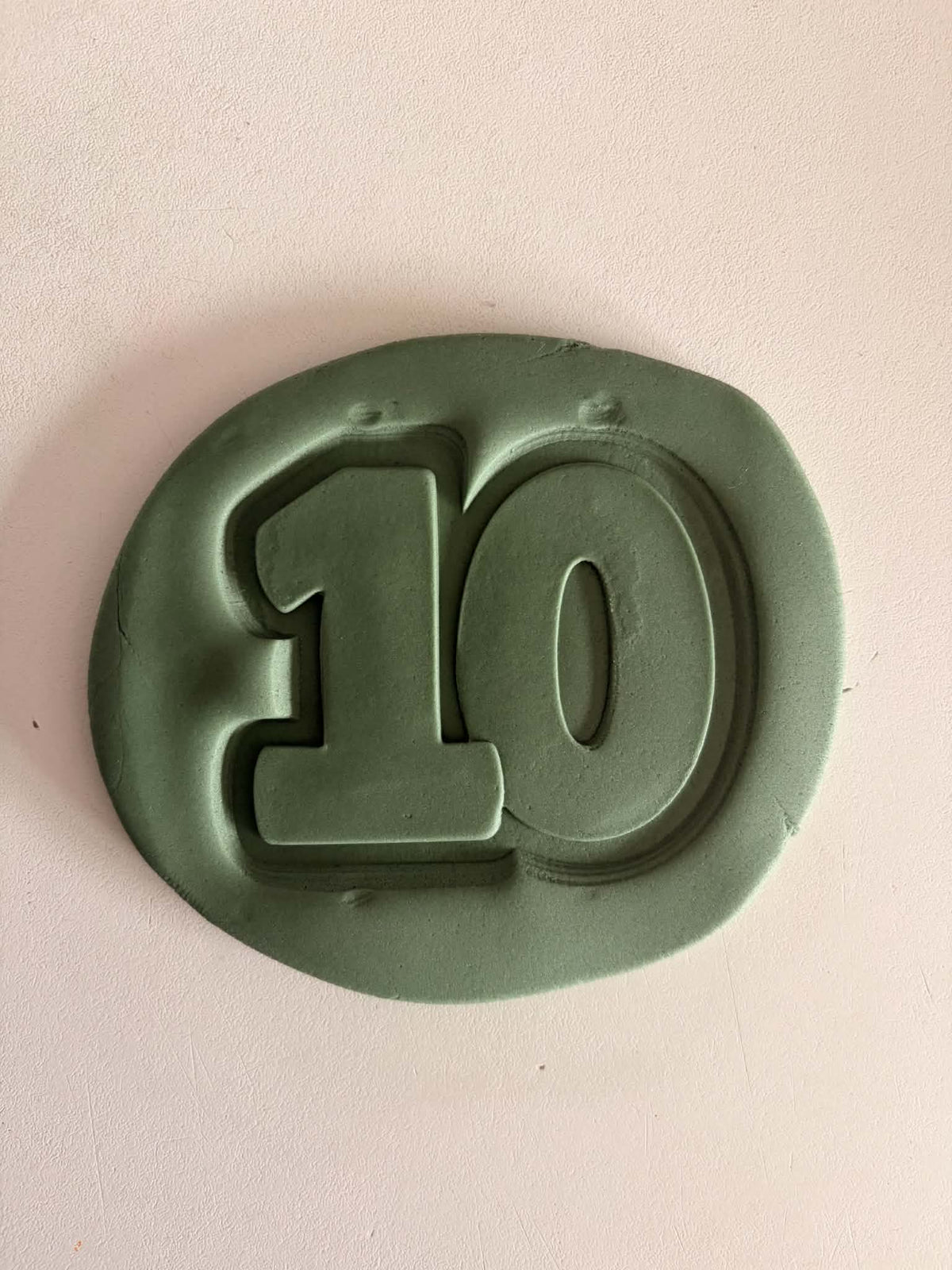 Number Ten - Cookie Cutter & Stamp