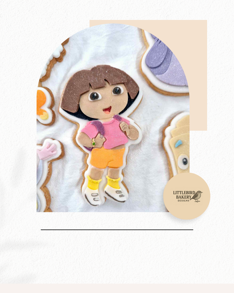 Explorer Girl cookie cutter and stamp