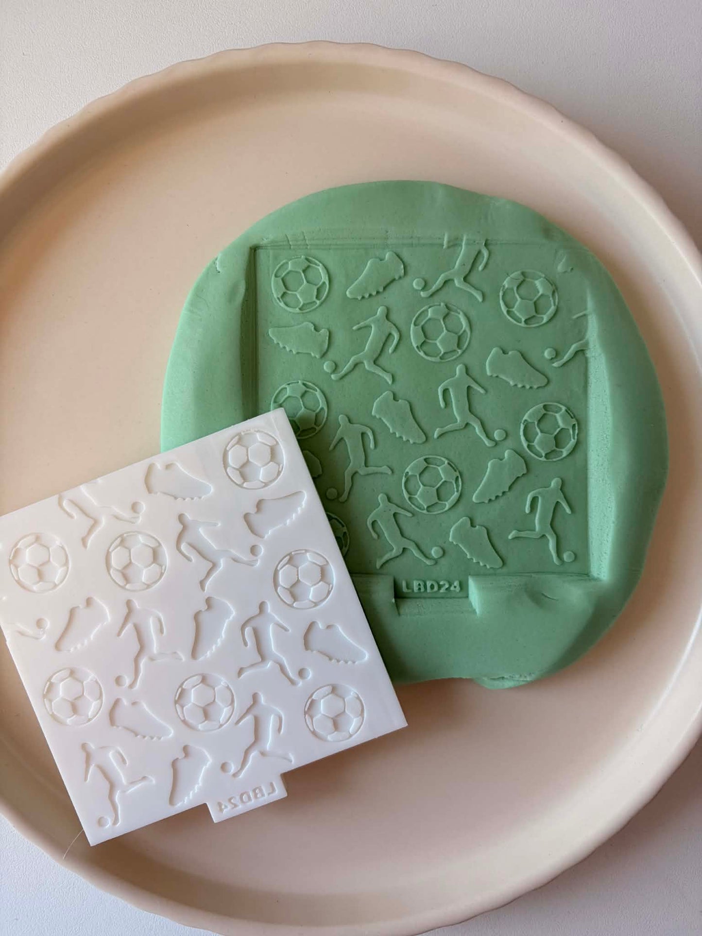 Football plate - Cookie Stamp