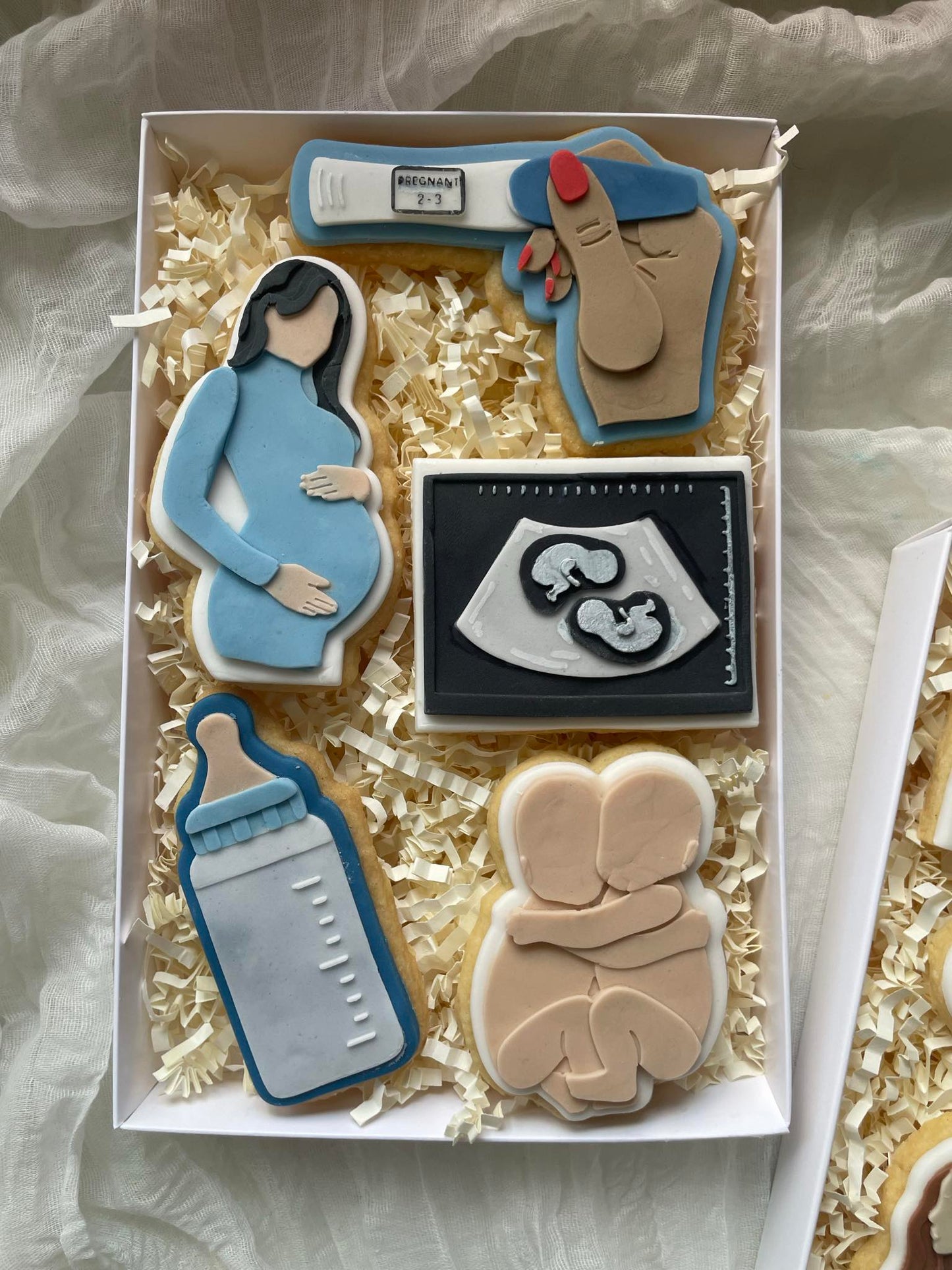 Pregnant Woman 2 Cookie Cutter & Stamp
