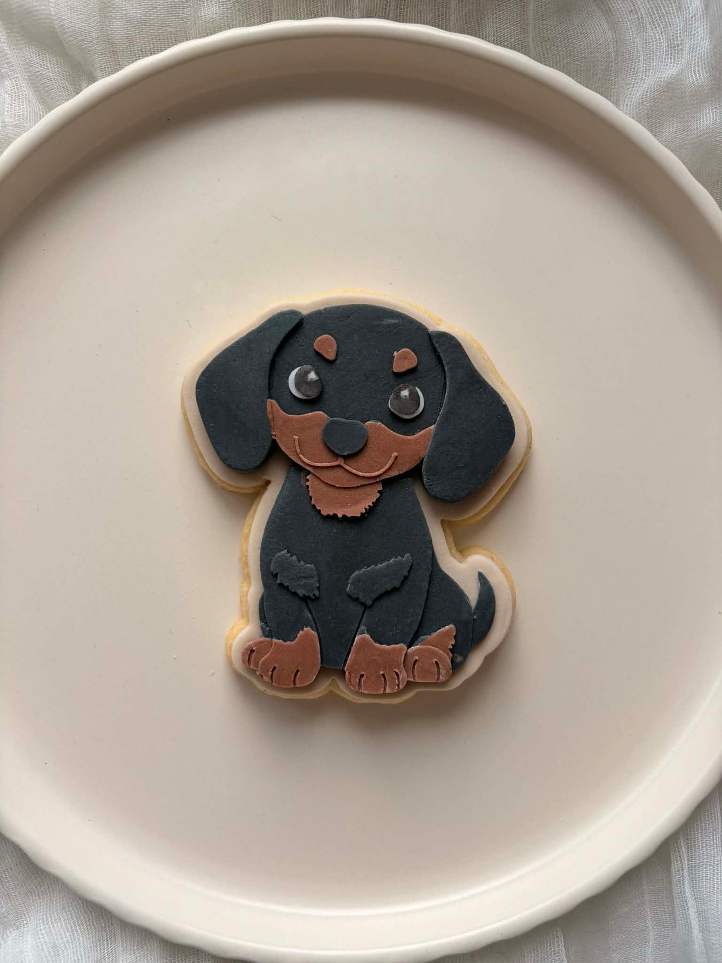 Short haired dachshund - Cookie Cutter & Stamp