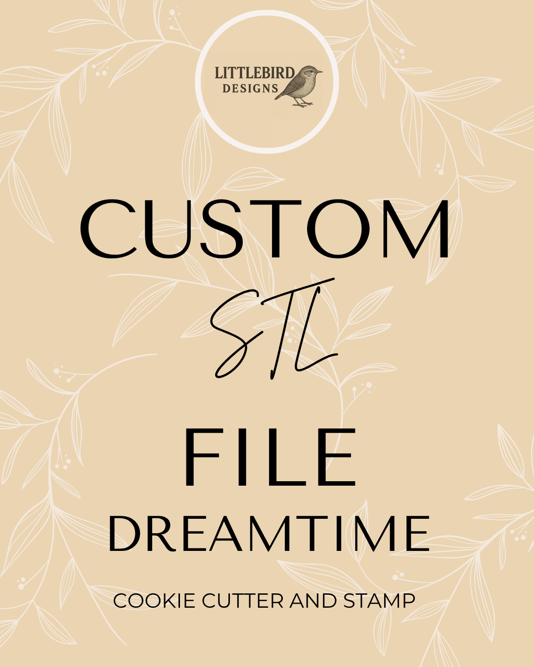 Dreamtime custom - Cookie Cutter & Stamp