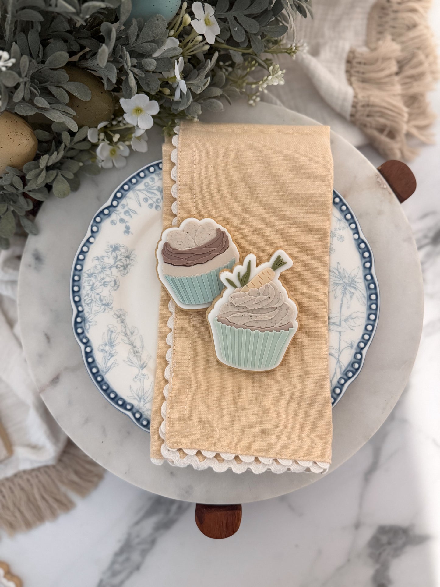 Carrot cupcake - Cookie Cutter & Stamp