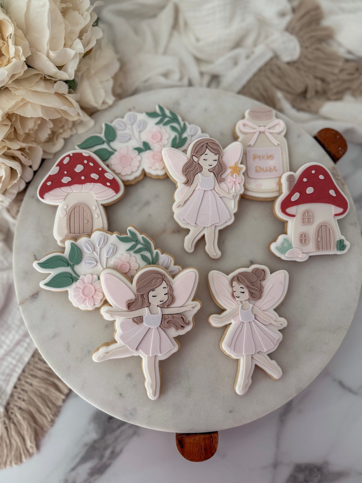 Cute Fairy cookie cutter and stamp