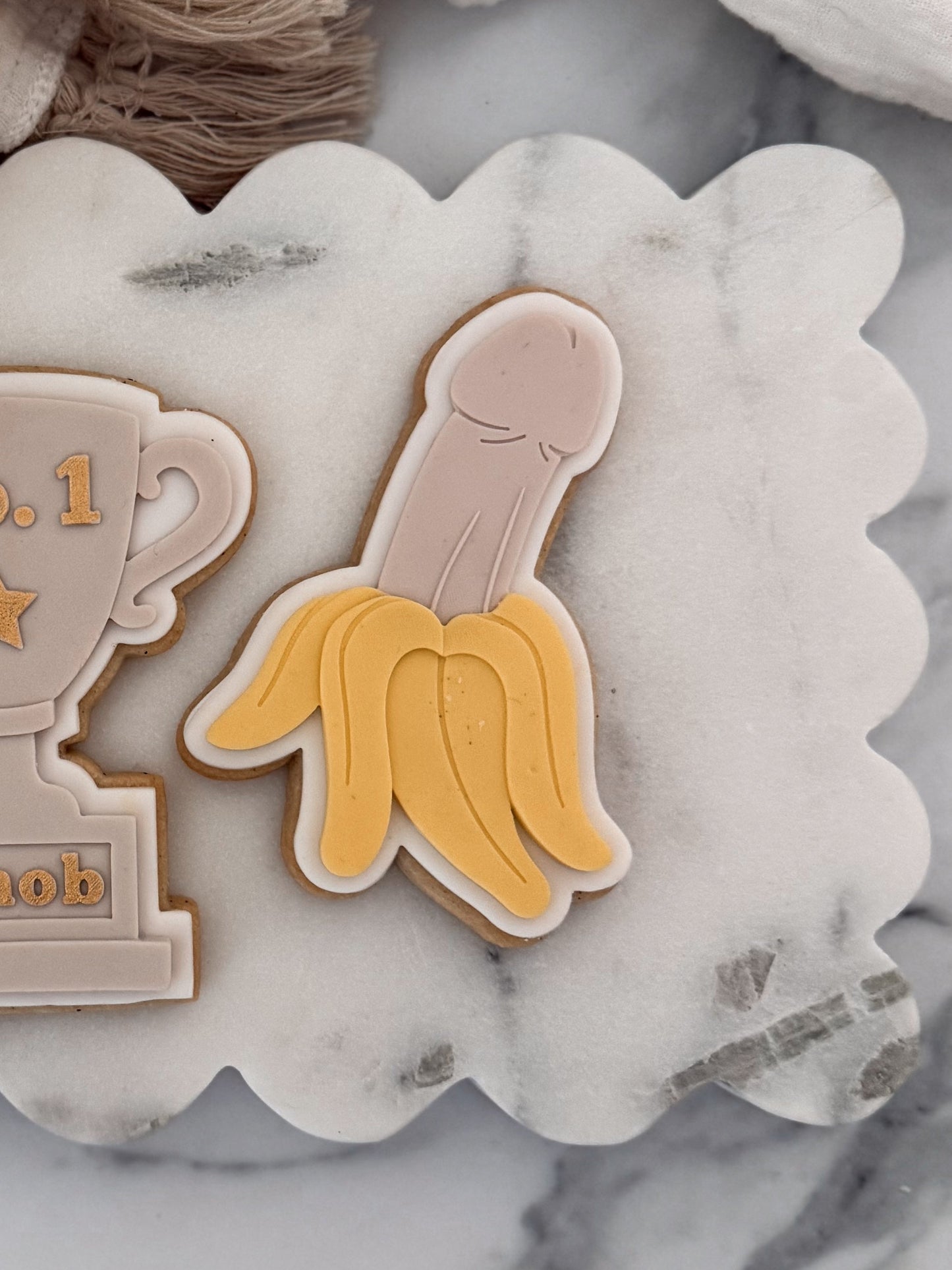 Rude Banana Cookie Cutter & Stamp