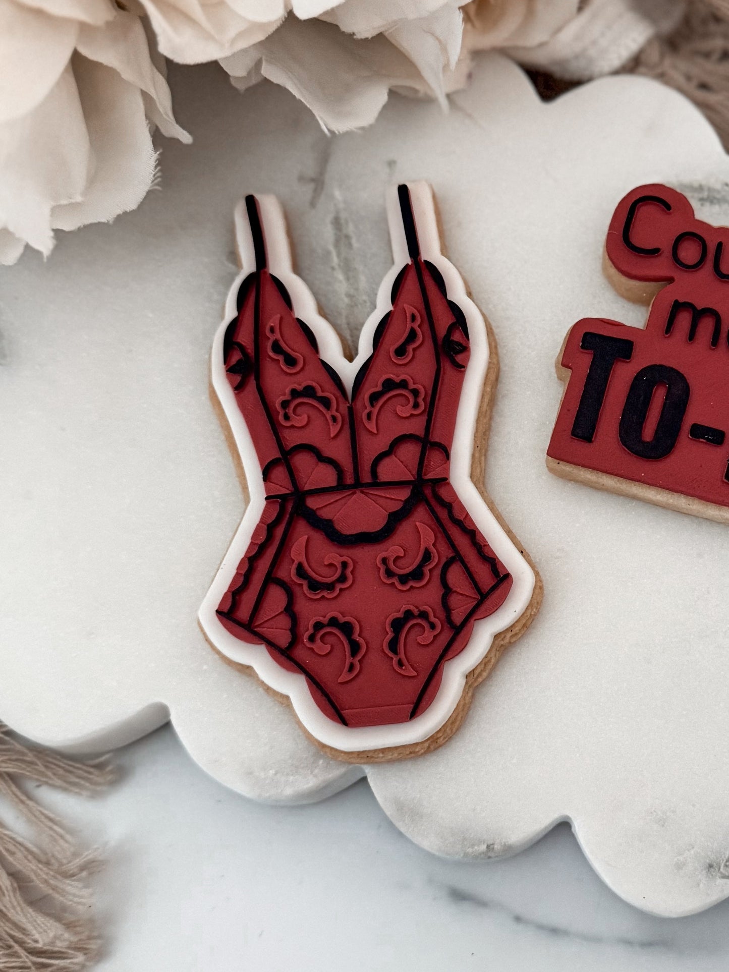 Lace Lingerie Cookie Cutter & Stamp