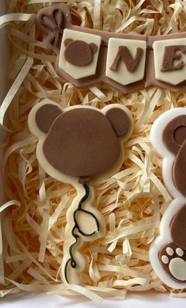 Bear balloon cookie cutter and stamp