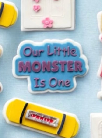 Our Little Monster cookie cutter & stamp