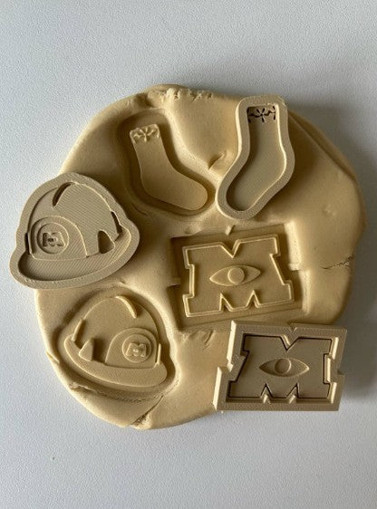 Monster Minis cookie cutter and stamp