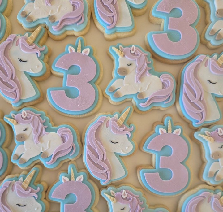 Unicorn Head Cookie Cutter & Stamp