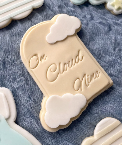 Clouds on Arch - Cookie Cutter & Stamp
