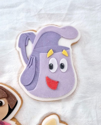 Backpack cookie cutter and stamp