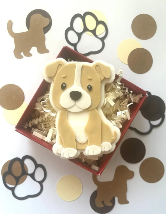 Staffordshire Bull Terrier Cookie Cutter & Stamp