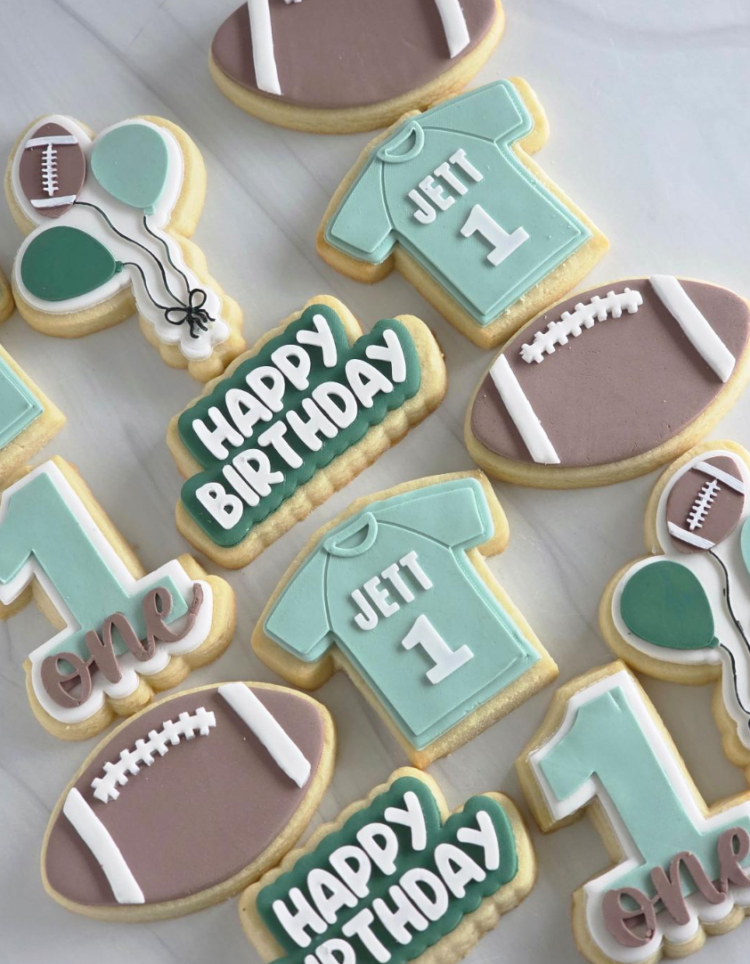 Rugby ball - Cookie Cutter & Stamp