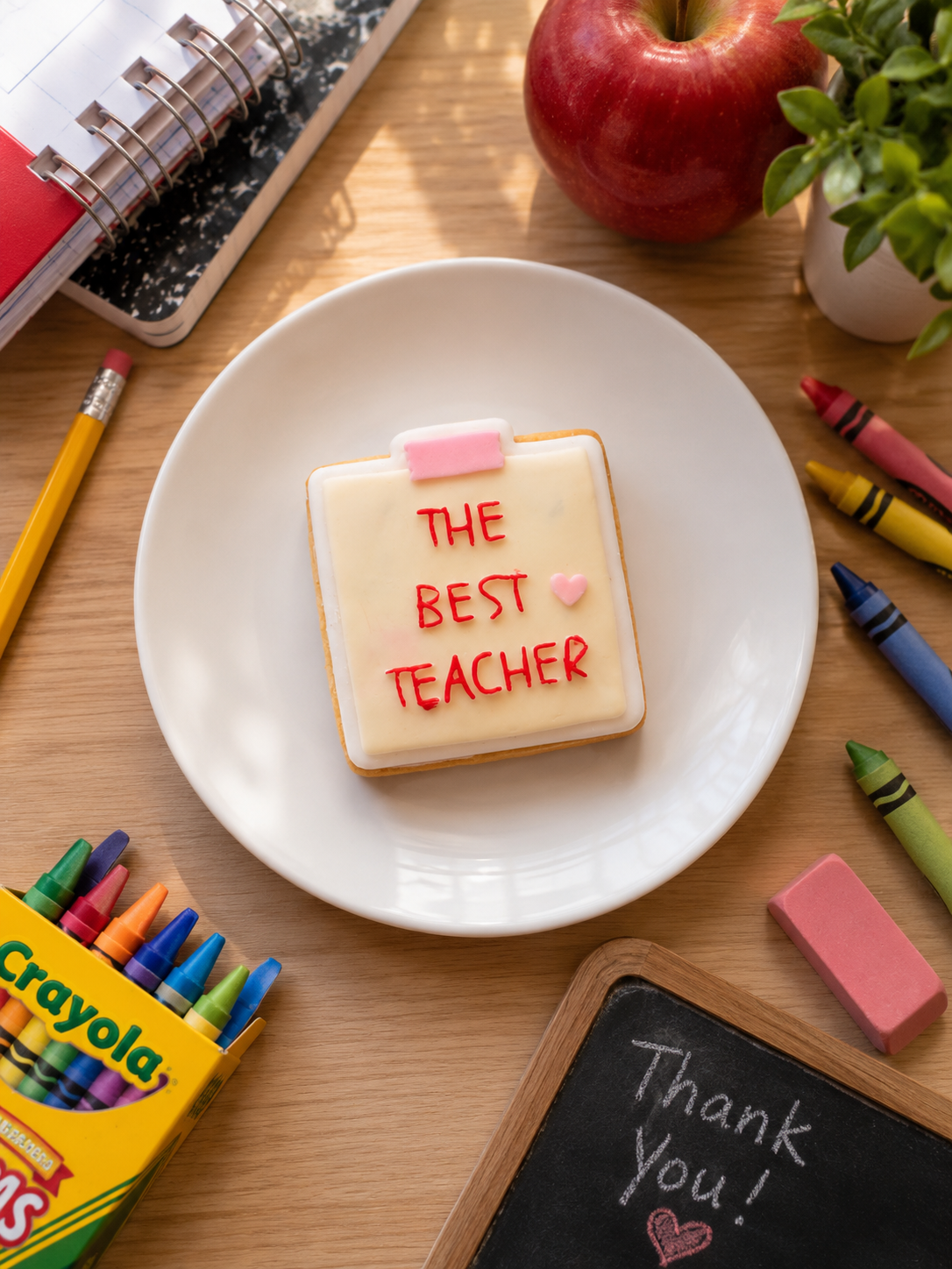 Sticky Note best teacher - Cookie Cutter & Stamp