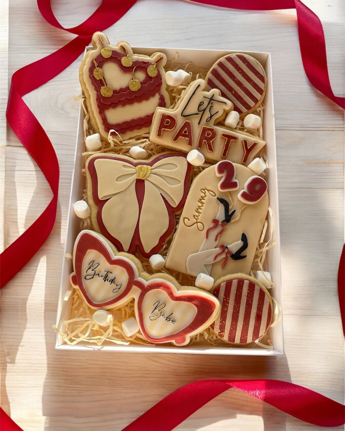 Legs with balloon Tassel cookie cutter and stamp