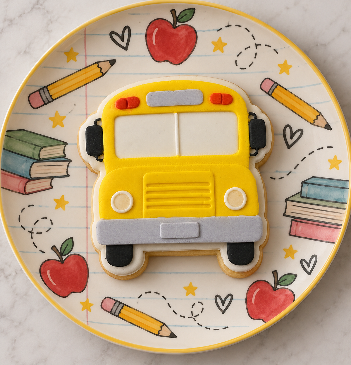 American School Bus - Cookie Cutter & Stamp