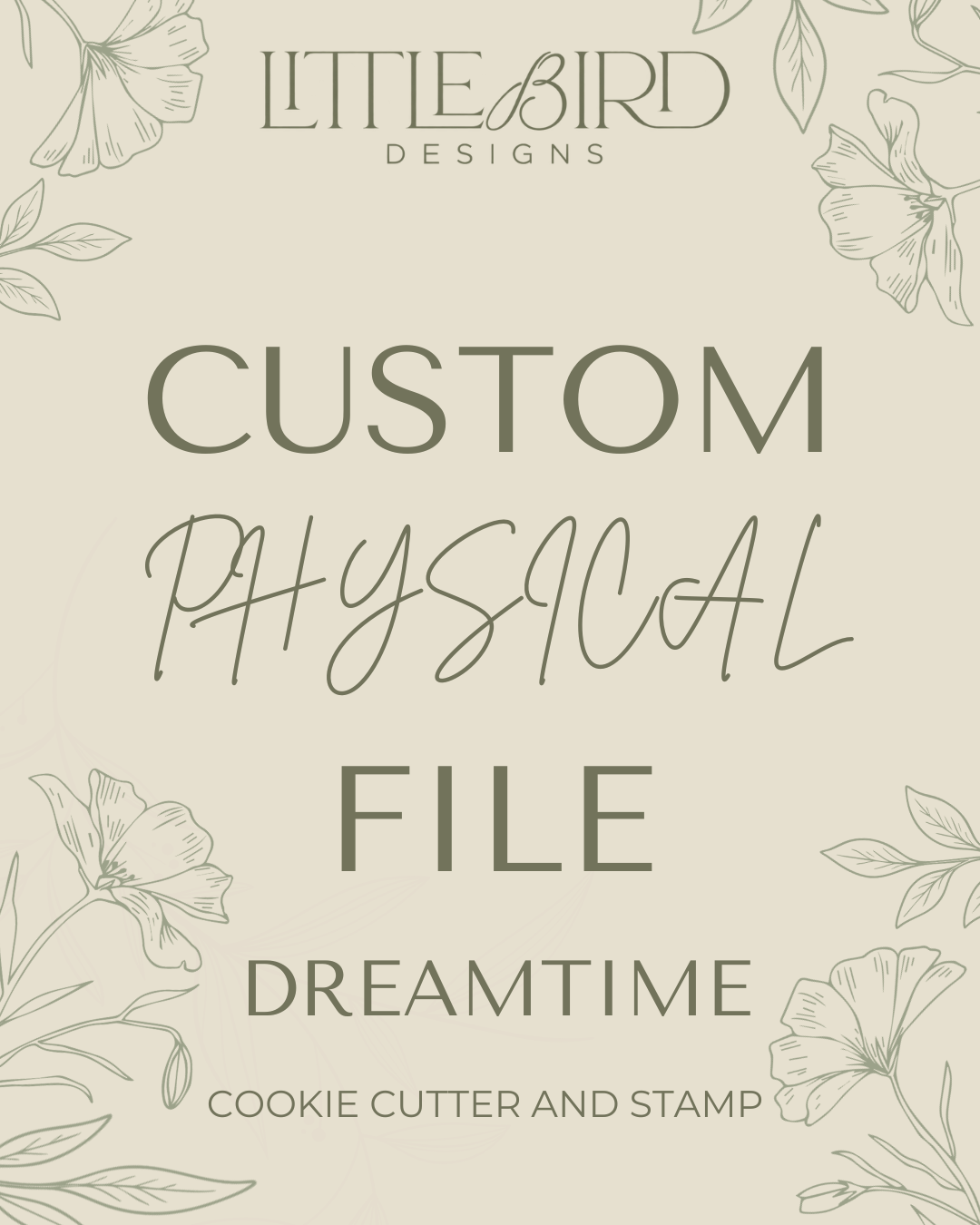 Dreamtime custom - Cookie Cutter & Stamp