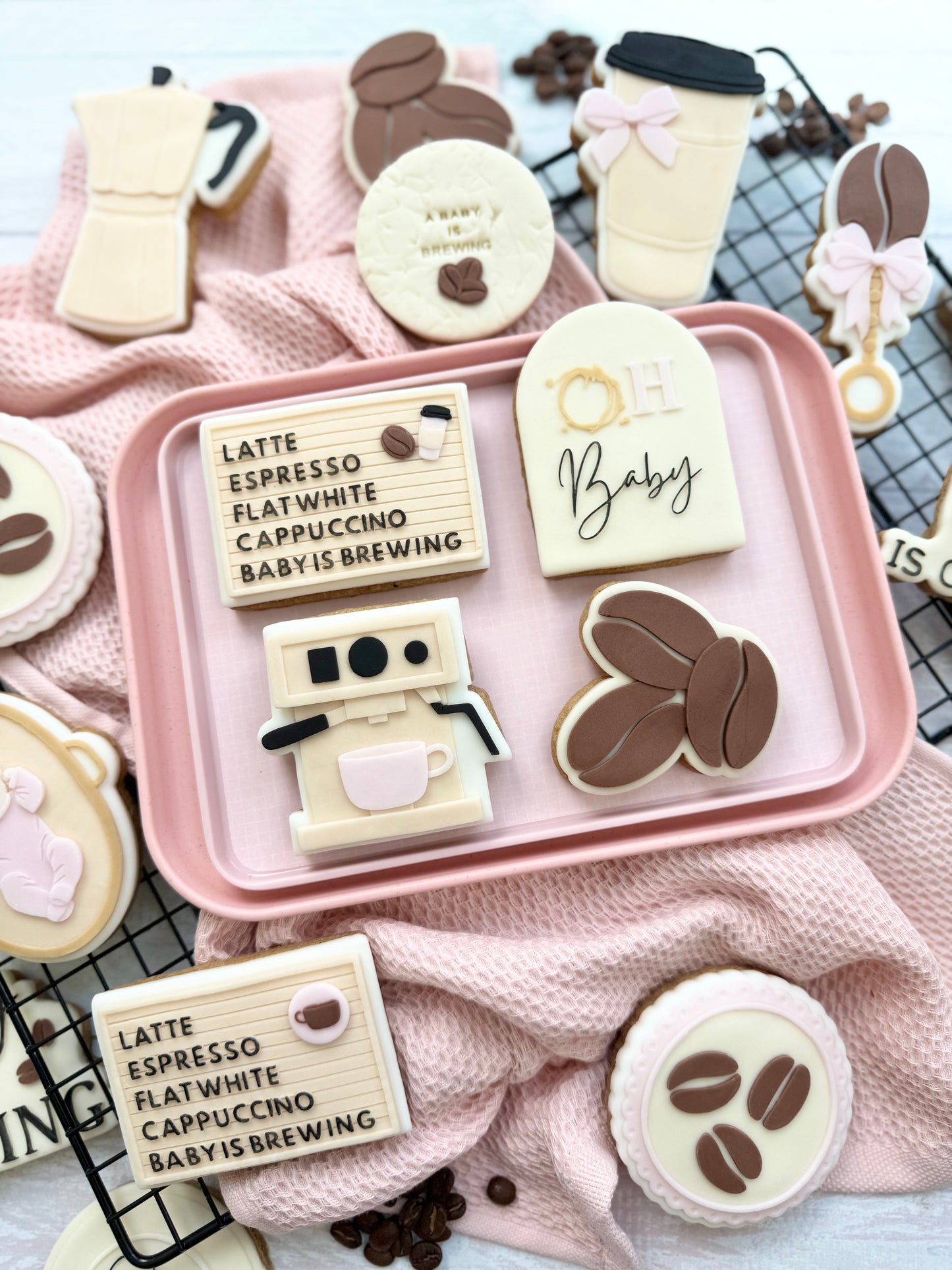 Coffee Machine - Cookie Cutter & Stamp