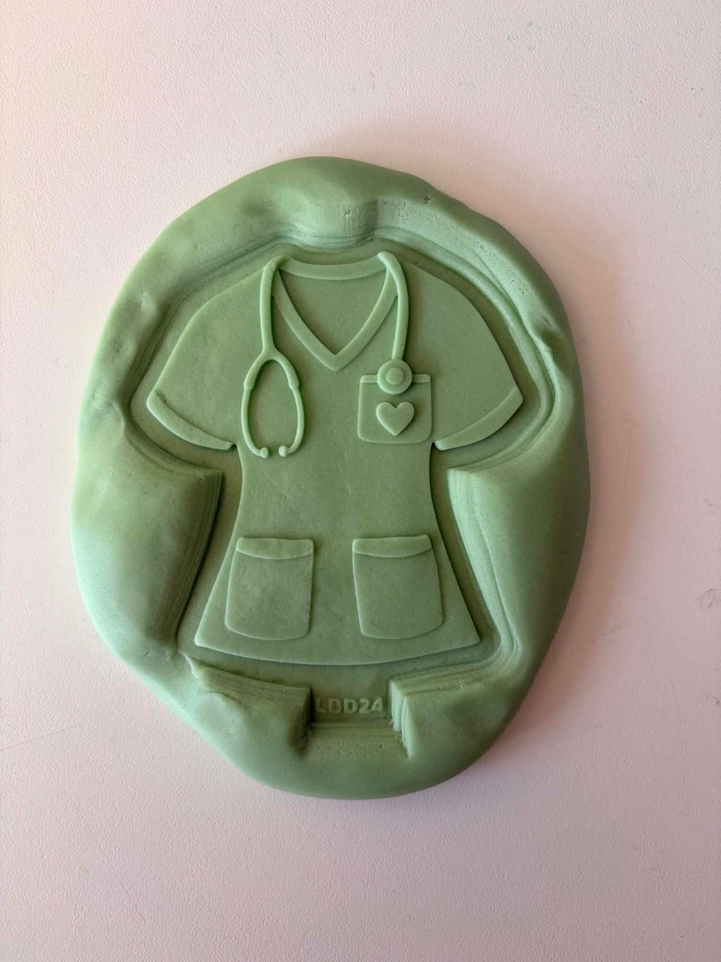 Nurse top - Cookie Cutter & Stamp