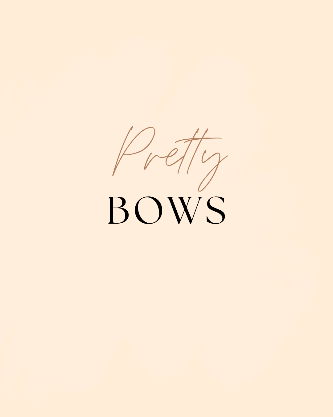 Pretty Bows