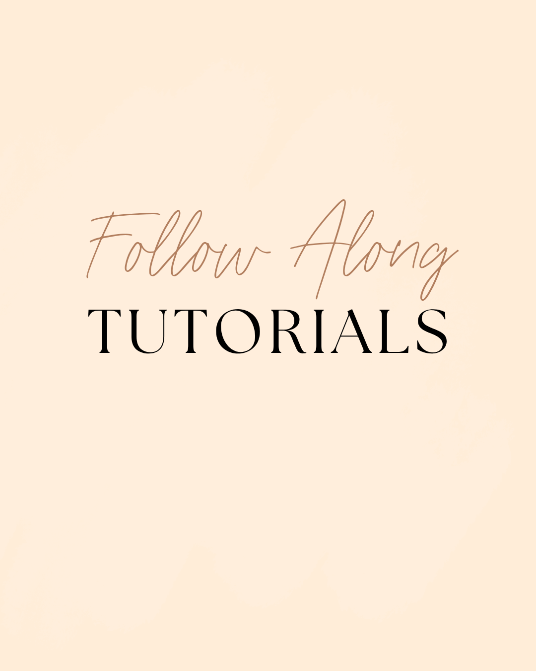 Tutorials