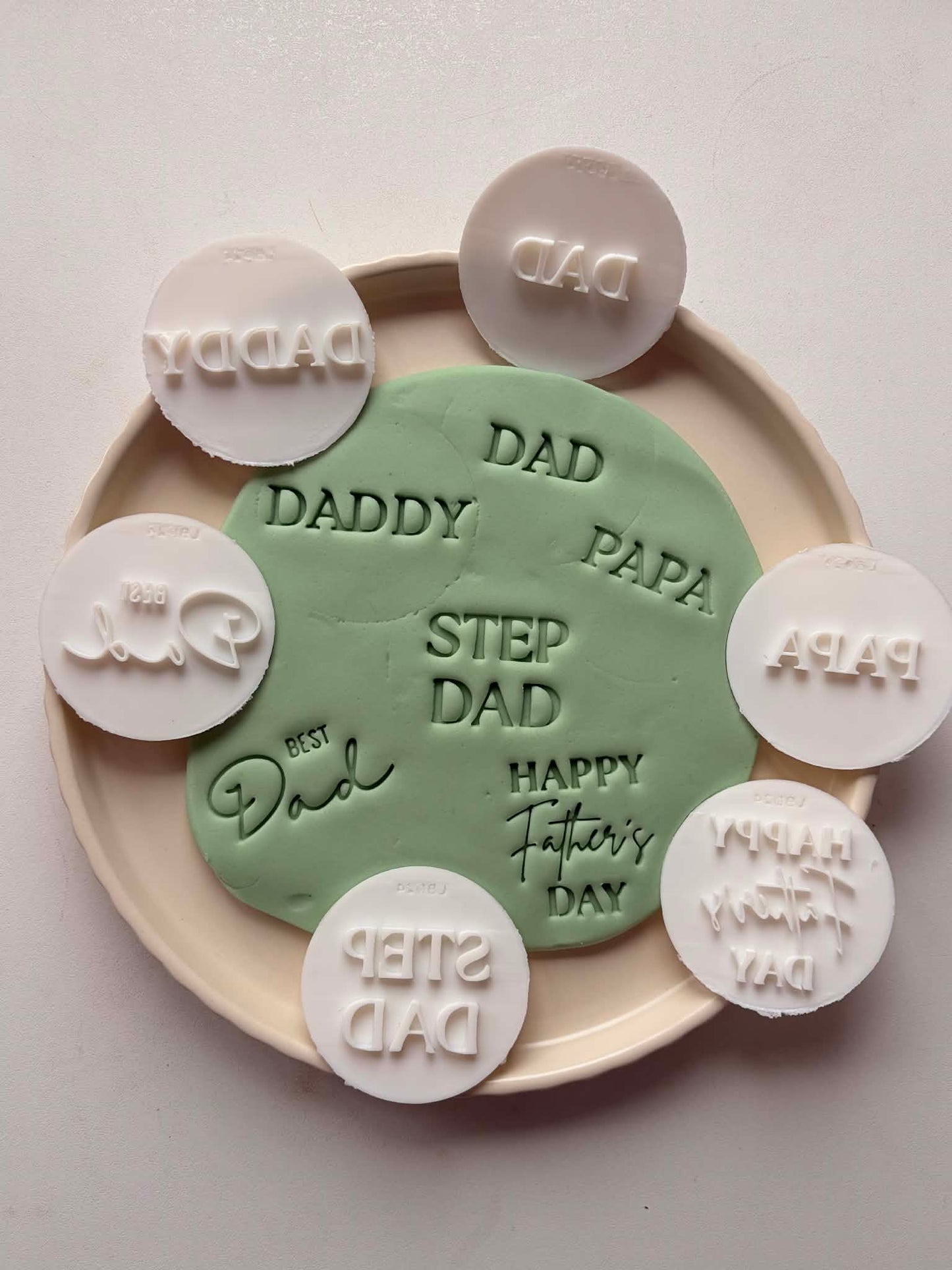 Fathers day Debossers - Cookie Stamp & cutter