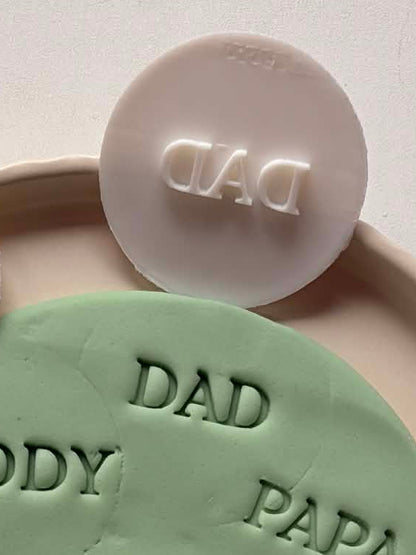Fathers day Debossers - Cookie Stamp & cutter