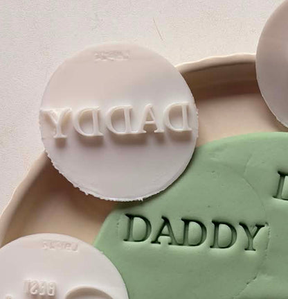 Fathers day Debossers - Cookie Stamp & cutter