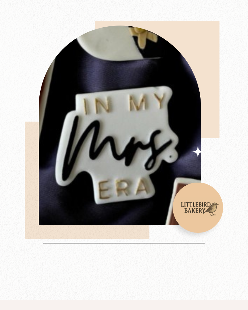In my Mrs Era cookie cutter and stamp