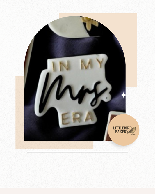 In my Mrs Era cookie cutter and stamp