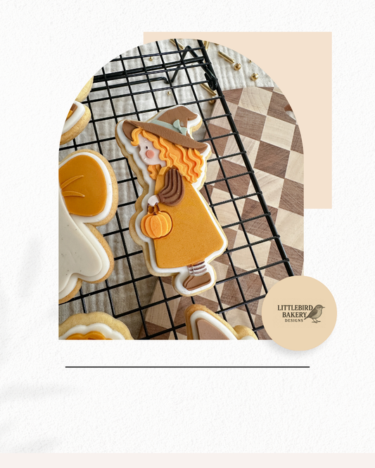 Cute little witch cookie cutter and stamp