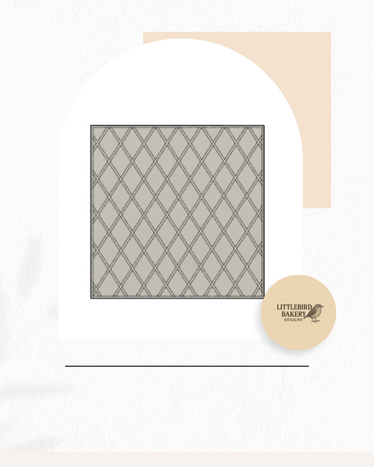 Argyle Golf print cookie stamp