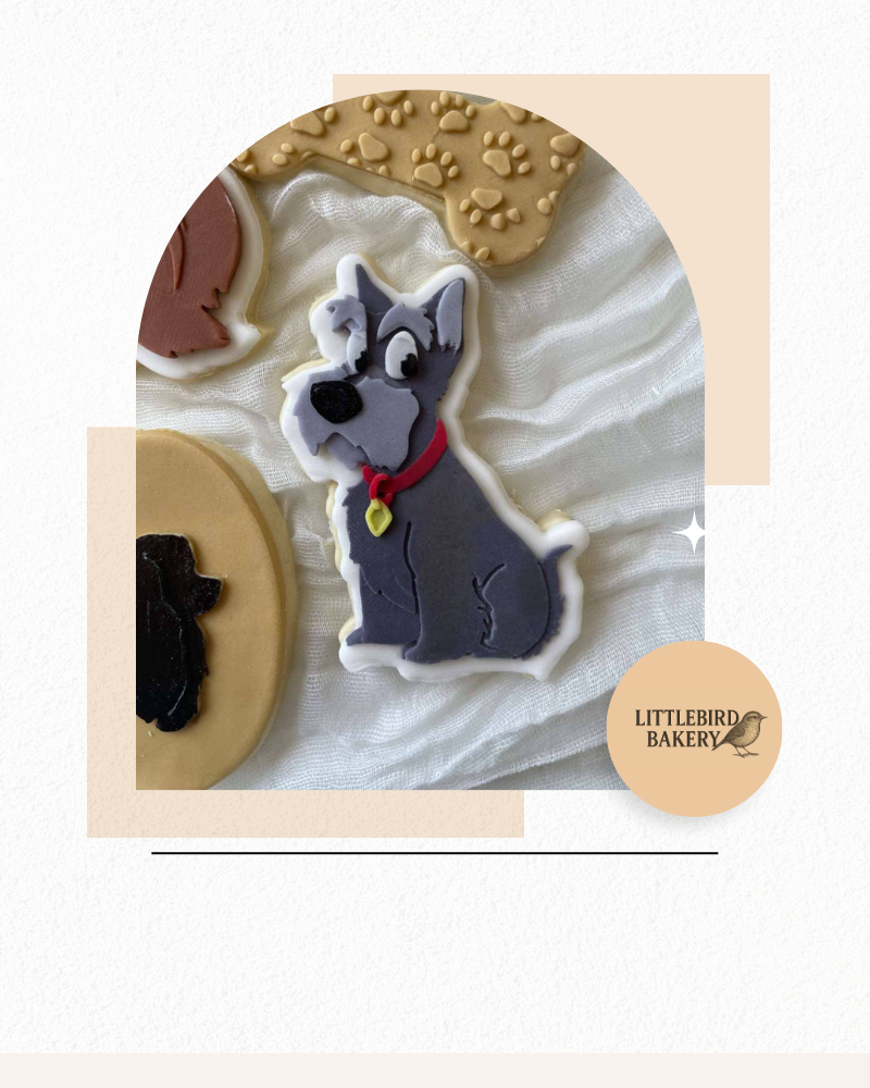 Scotty dog cookie cutter and stamp