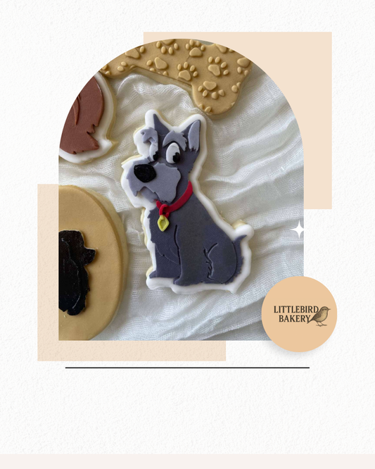Scotty dog cookie cutter and stamp