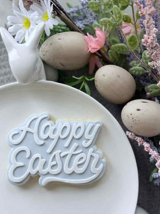 Happy easter  - Cookie Cutter & Stamp