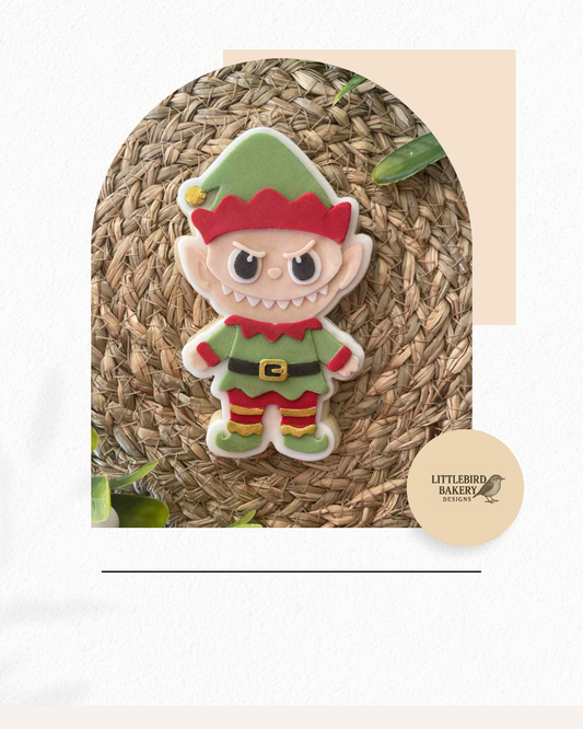Elf bunny monster cookie cutter and stamp