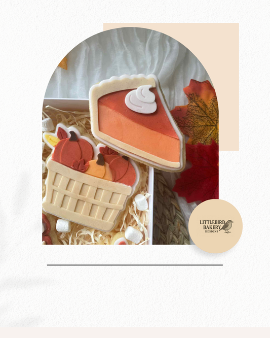 Pumpkin Pie cookie cutter and stamp