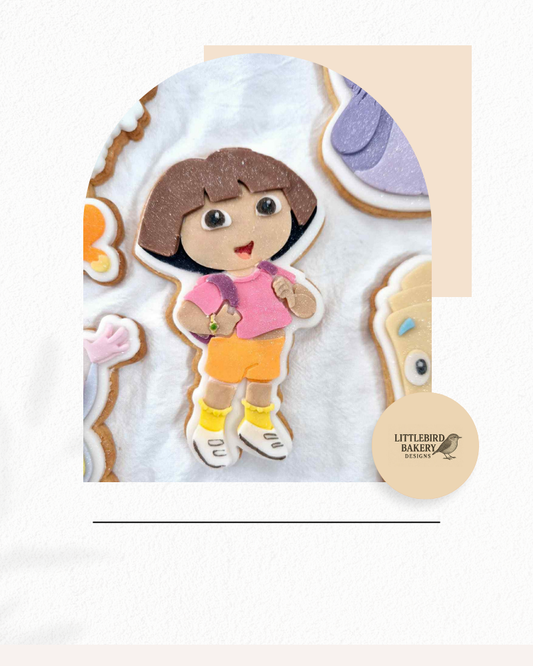 Explorer Girl cookie cutter and stamp