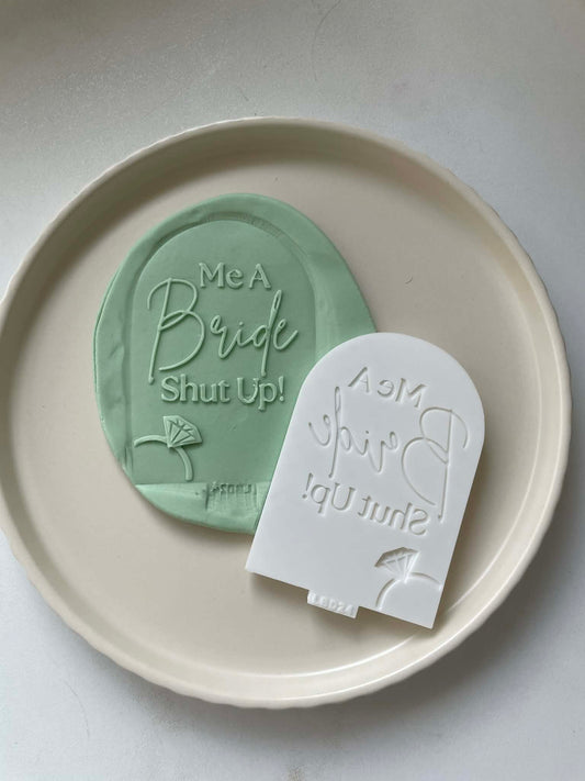 Me a bride? - Cookie Cutter & Stamp