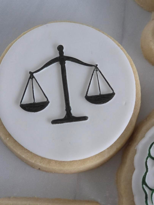 Scales of justice - Cookie Cutter & Stamp