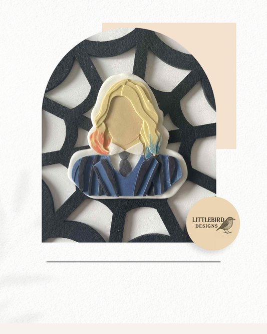 Enid cookie cutter and stamp