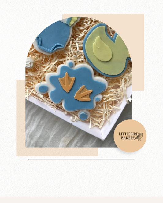 duck feet in puddle cookie cutter & stamp