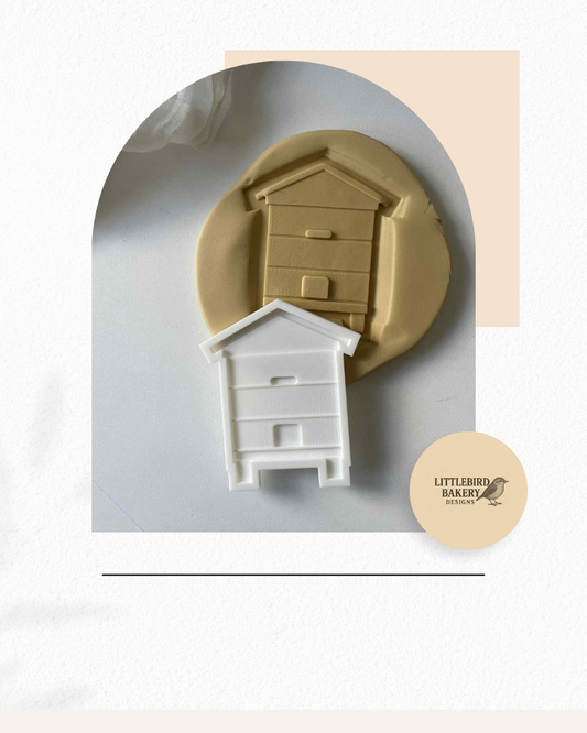 Beehive cookie cutter and stamp