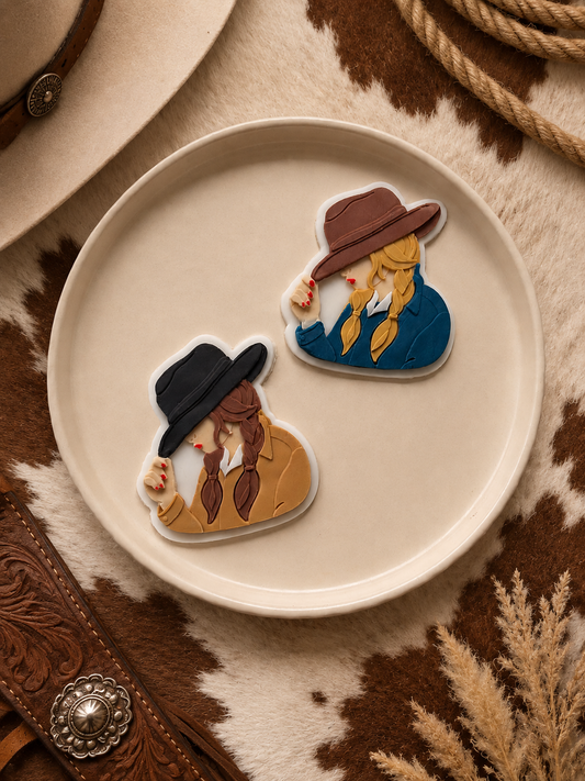 Cowgirl - Cookie Cutter & Stamp