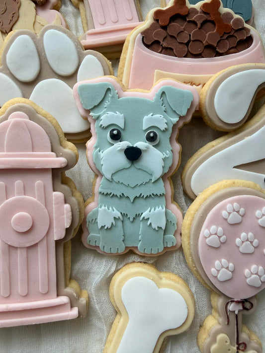 Schnauzer Cookie Cutter & Stamp