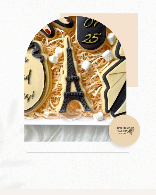 Eiffel tower cookie cutter and stamp