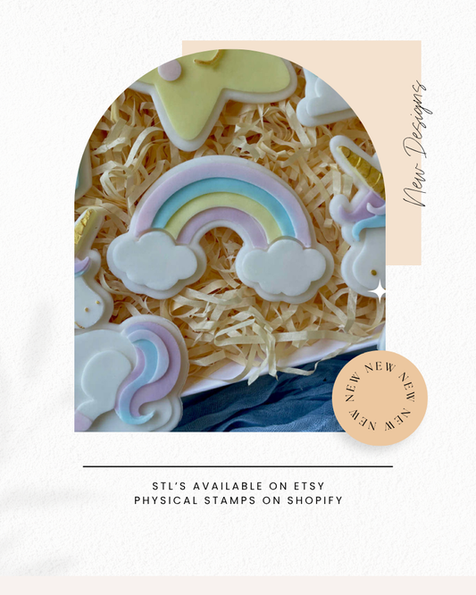 Rainbow Cookie Cutter & Stamp
